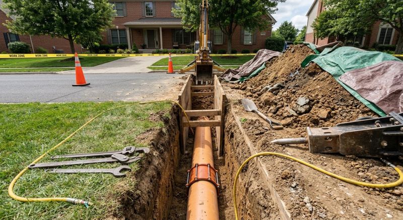Sewer Repair in Fredericksburg, VA